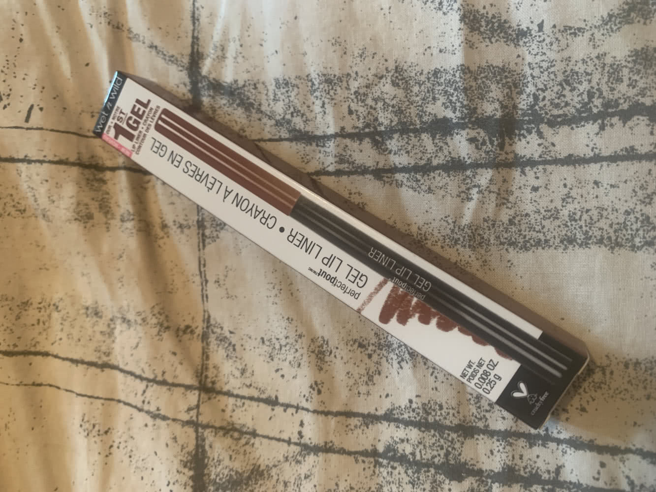 Wet N Wild, Perfect Pout Gel Lip Liner, E651B/Bare To Comment