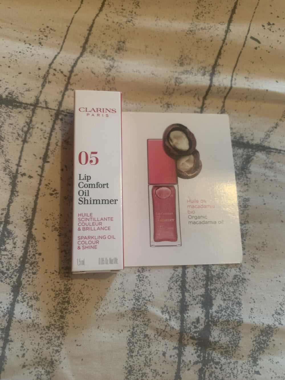 Clarins, Lip Comfort Oil Shimmer, 05 - Pretty In Pink, 1,5мл