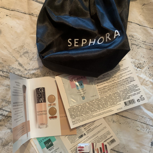 Sephora, сет семплов в фирменном мешочке