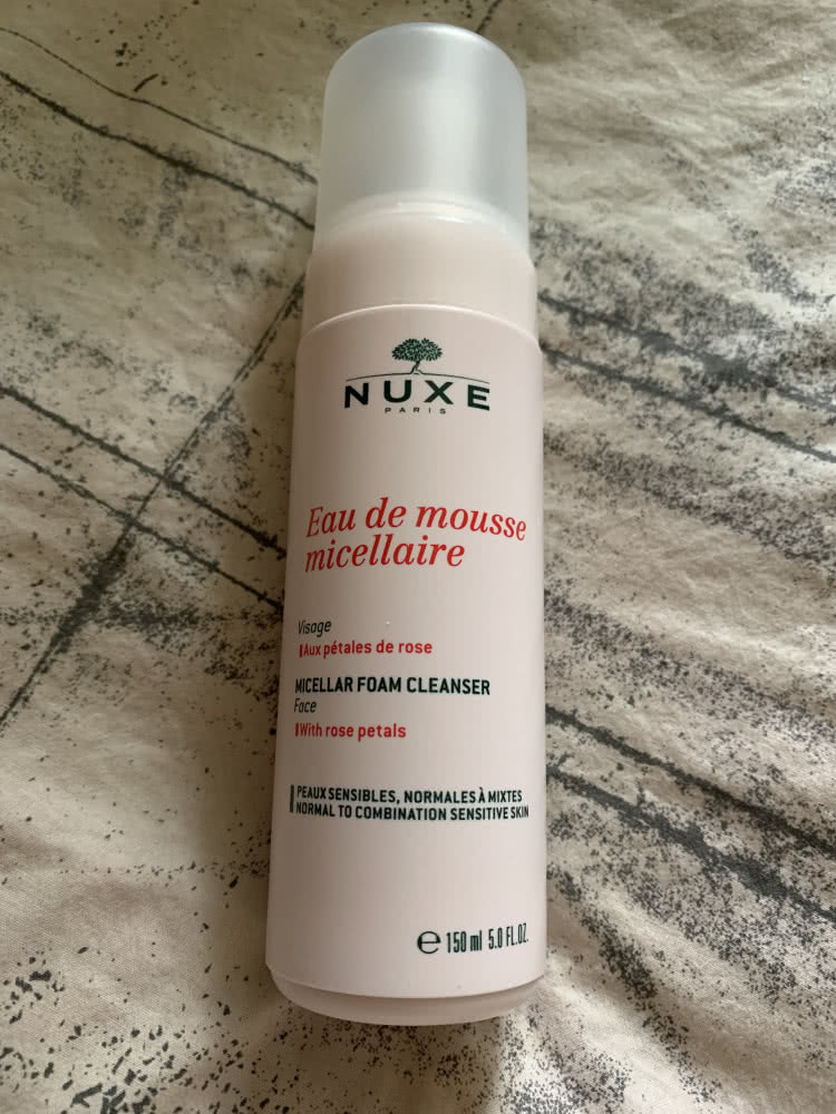 Nuxe, Micellar Foam Cleanser With Rose Petals, 150ml