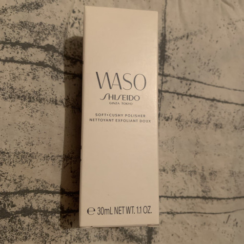 Shiseido Waso, Soft + Cushy Polisher Nettoyant Exfoliant Doux, 30ml