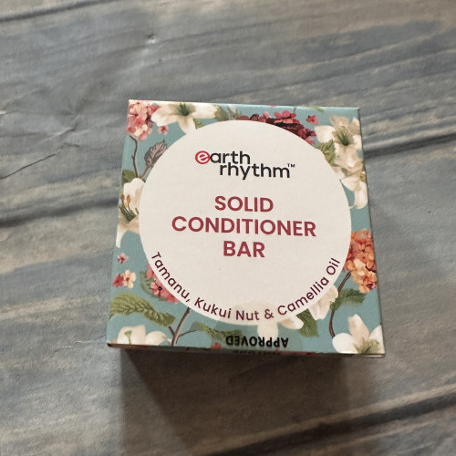 Earth Rhythm, Tamanu, Kukui Nut & Camellia Oil Solid Conditioner Bar, 85g