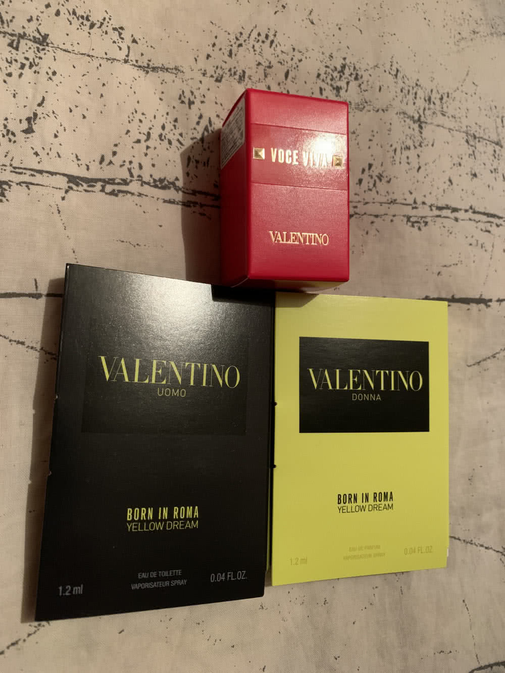 Сет Valentino, 7ml / 2*1,2ml