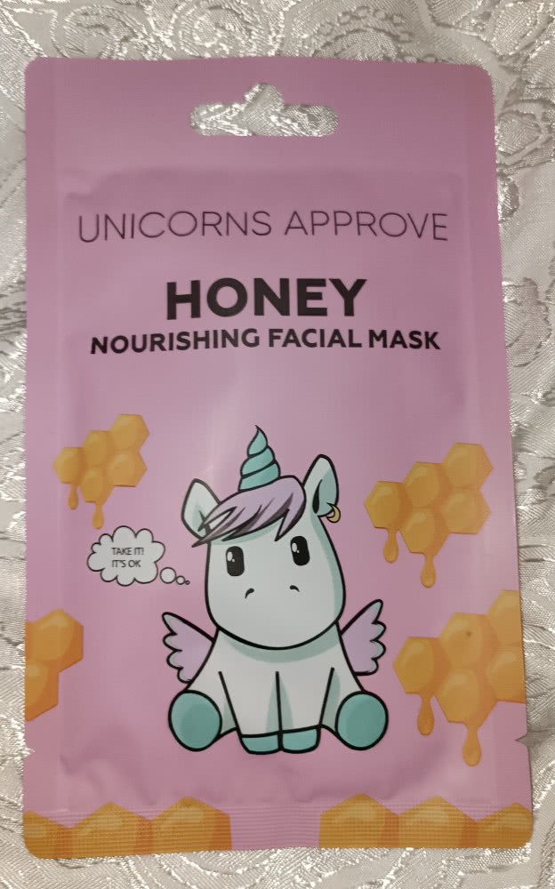 Тканевая маска для лица с мёдом. Новая.