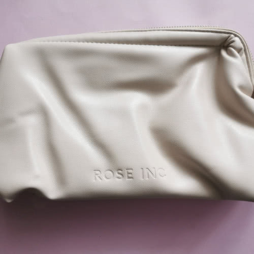 ROSE INC  Vegan Leather Clutch Bag Большая косметичка-клатч из очень мягкой эко-кожи