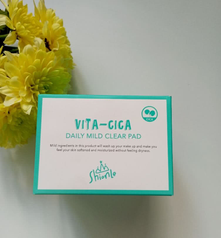 Двухсторонние очищающие диски ShionLe Vita-Cica Daily Mild Clear Pad Эксклюзив! В России не продается!