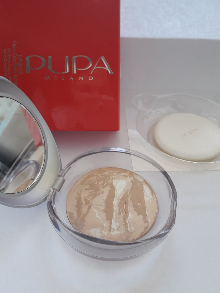 PUPA silky baked face powder 01