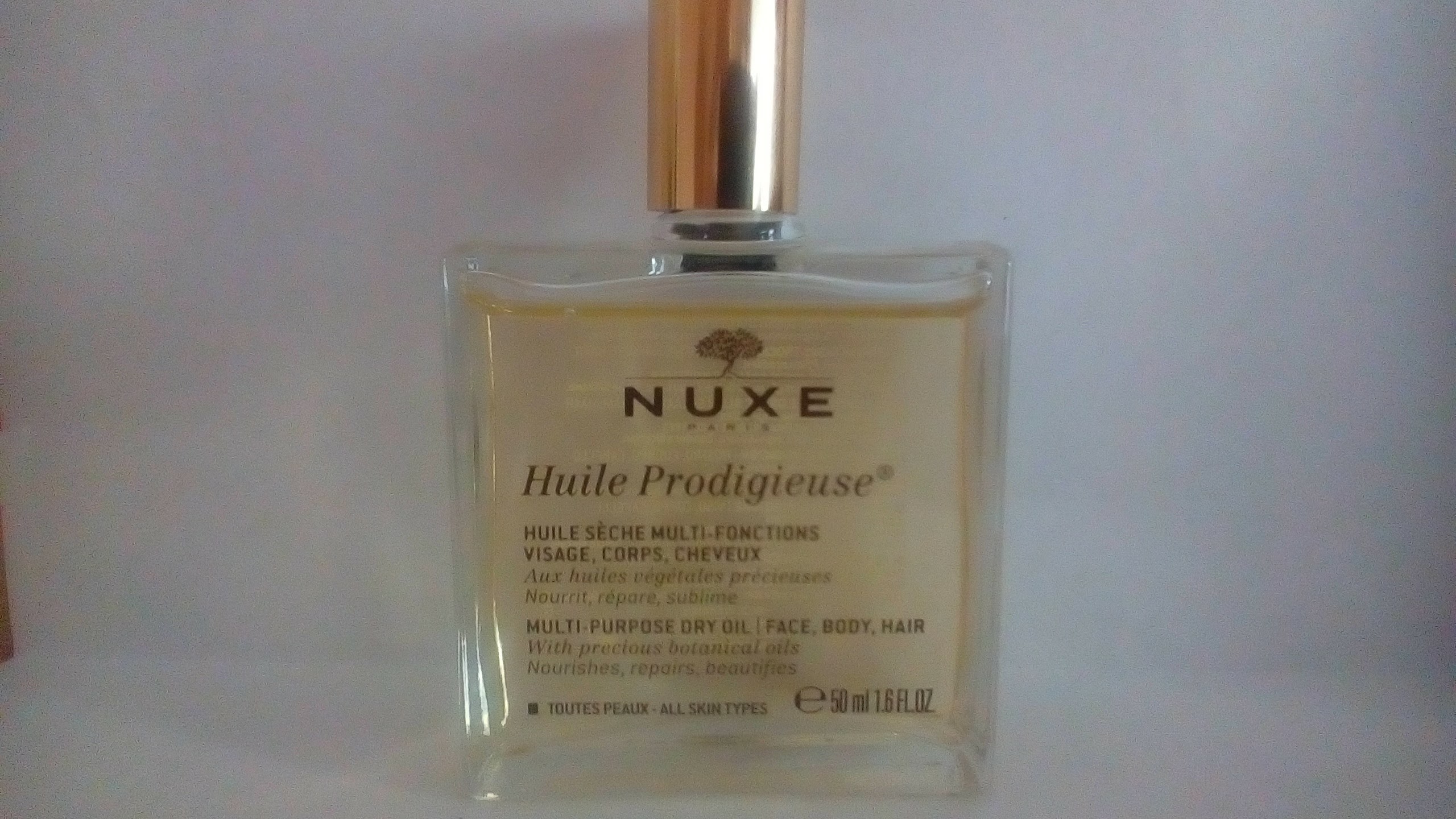 Nuxe сухое масло для лица, волос и тела