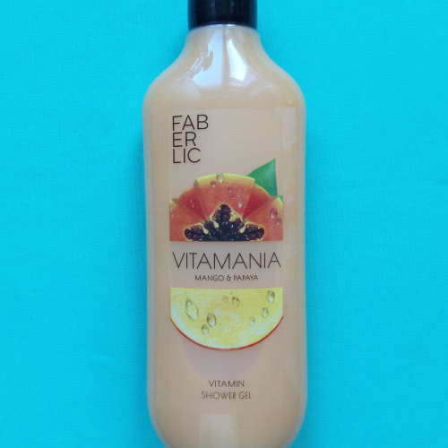 Гель для душа Манго и папайя Vitamania 380мл Faberlic