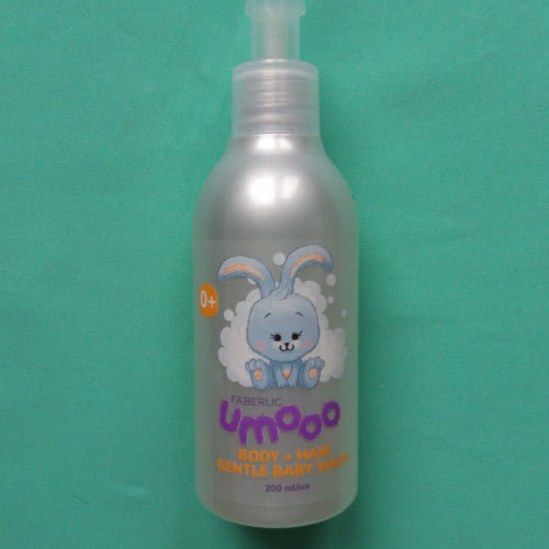 Нежный детский гель для очищения кожи и волос (0+) 200мл Faberlic Umooo
