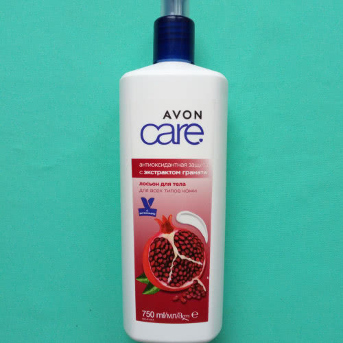 Лосьон для тела антиоксидантная защита с экстрактом граната для всех типов кожи 750мл Avon Care