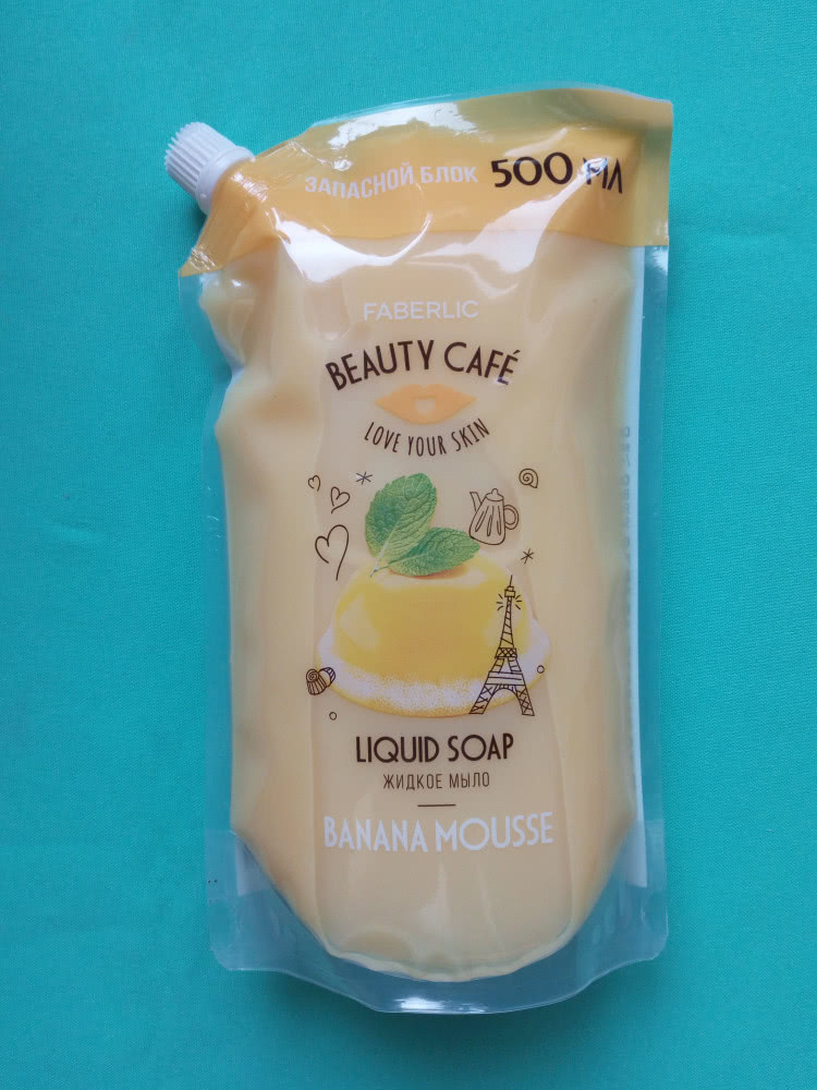 Жидкое мыло для рук Банановый Мусс Beauty Cafe 500мл Faberlic