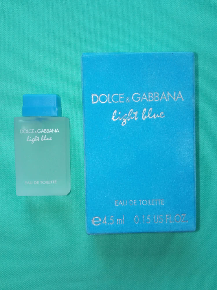 Миниатюра духов dolce & gabbana light blue 4.5 ml