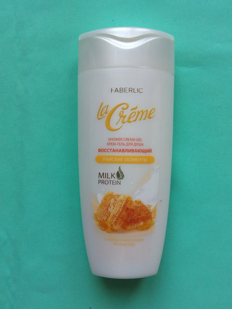 Крем-гель для душа восстанавливающий Райские моменты с мёдом и молочными протеинами 250мл La Creme Faberlic