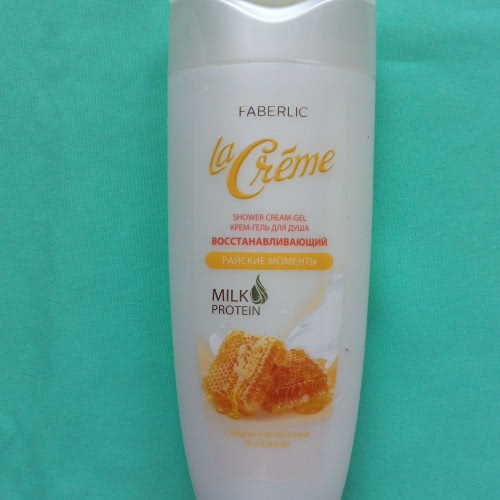 Крем-гель для душа восстанавливающий Райские моменты с мёдом и молочными протеинами 250мл La Creme Faberlic