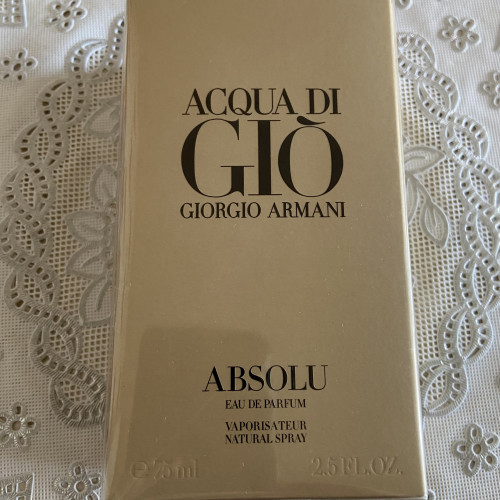 GIORGIO ARMANI acqua di gio absolu парфюмерная вода для мужчин -75мл