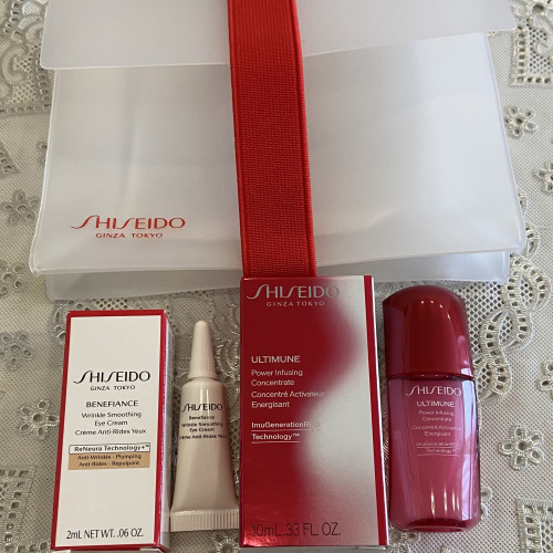 Набор Shiseido в косметичке