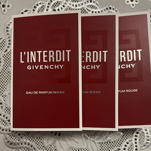 Пробники Givenchy L’Interdit rouge-1ml, 1шт=110р