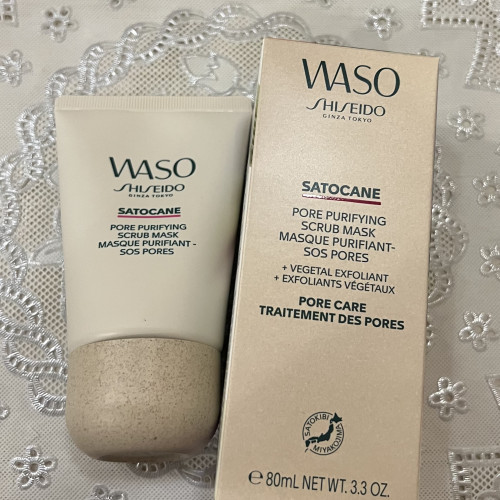 SHISEIDO waso satocane pore purifying scrub mask-80мл
