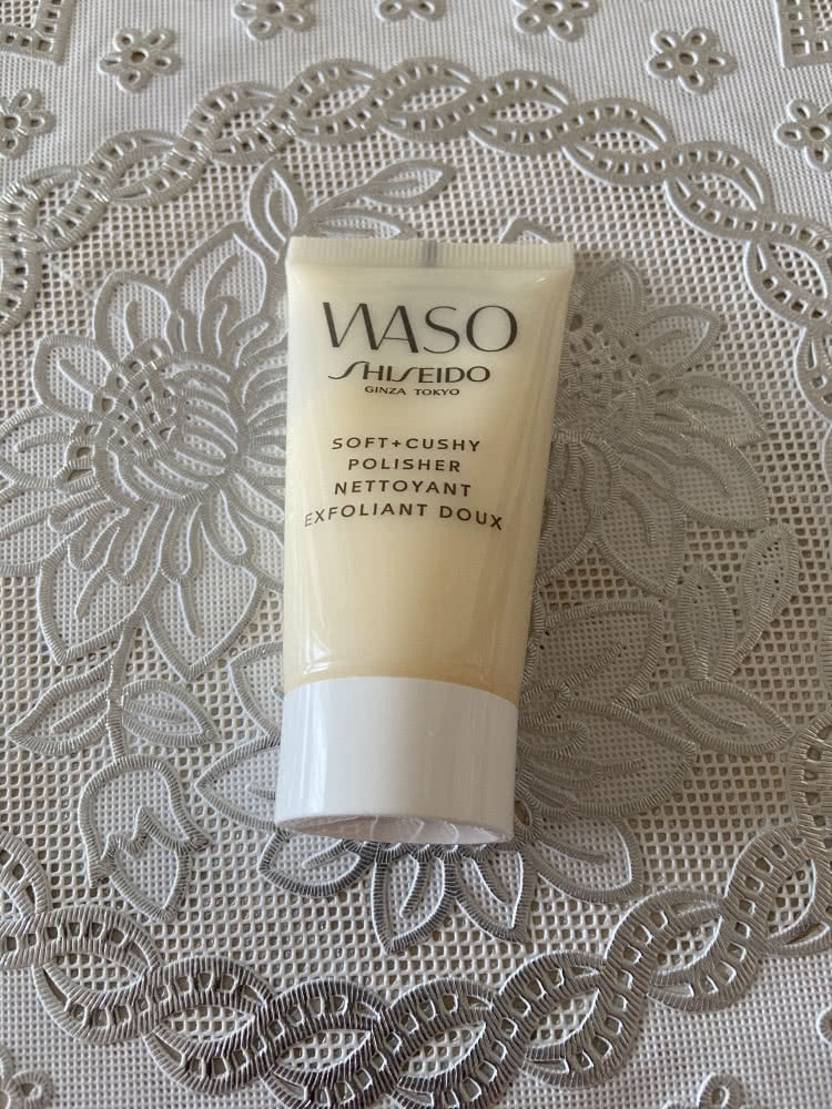 Новый Shiseido Waso Soft and Cushy Polisher Эксфолиант для лица улучшающий текстуру кожи-30мл
