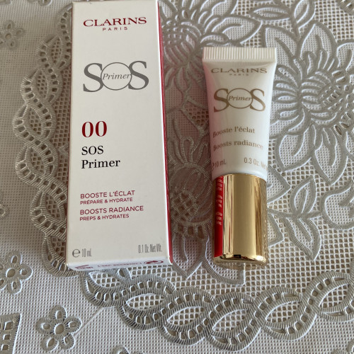 Новая  Clarins SOS Primer Universal Light База под макияж, придающая сияние коже-10 мл