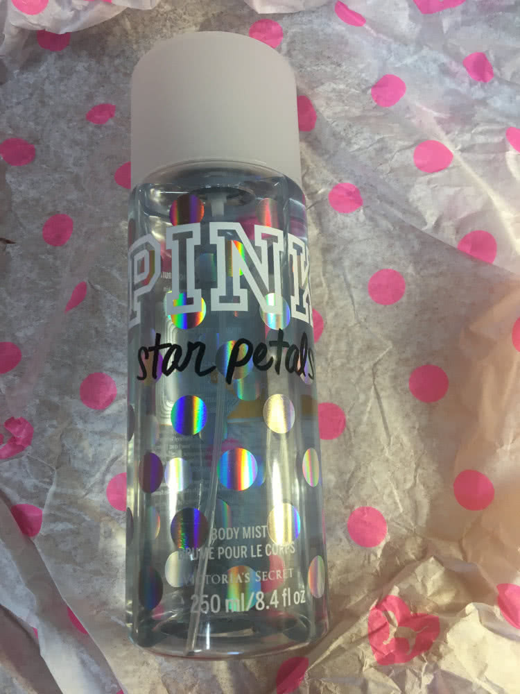 Pink star petals online body mist