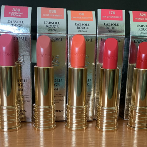 Обновленная линия губных помад Lancome L'Absolu Rouge Cream Lipstick Spring 2022