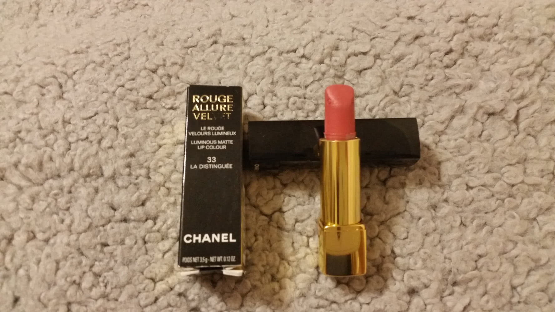 Помада Chanel Rouge Allure Velvet оттенок 33 La Distinguee