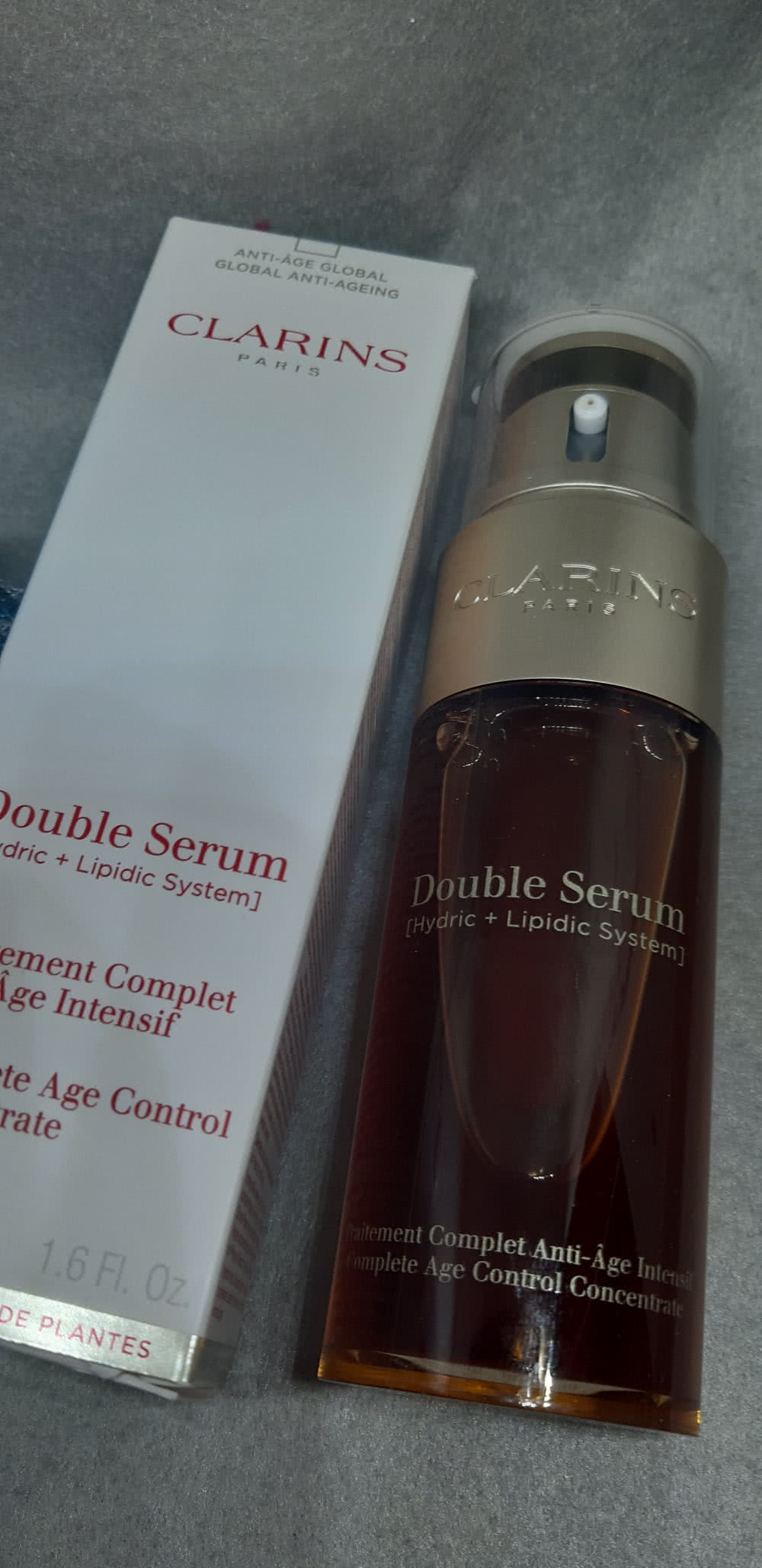 Clarins double serum омолаживающая сыворотка двойного действия 50 мл