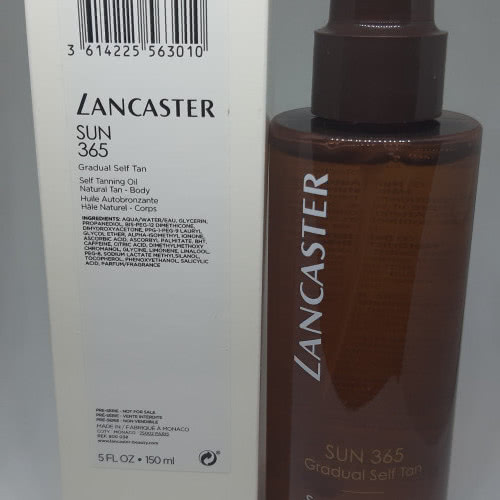 Lancaster self tanning 365 масло автозагар для тела 150 мл
