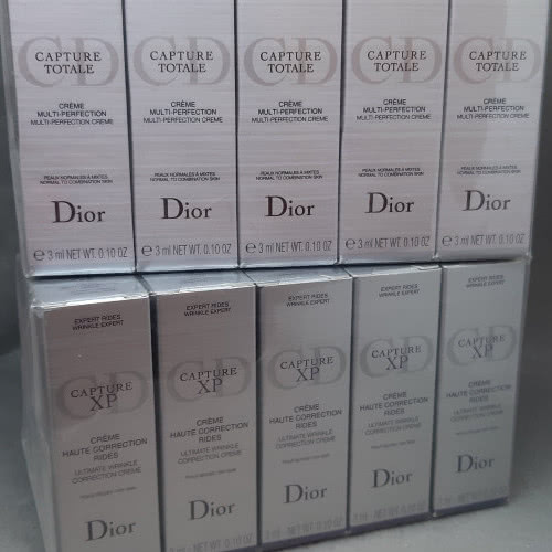 Dior пробники кремов 10шт по 3 мл =30 мл