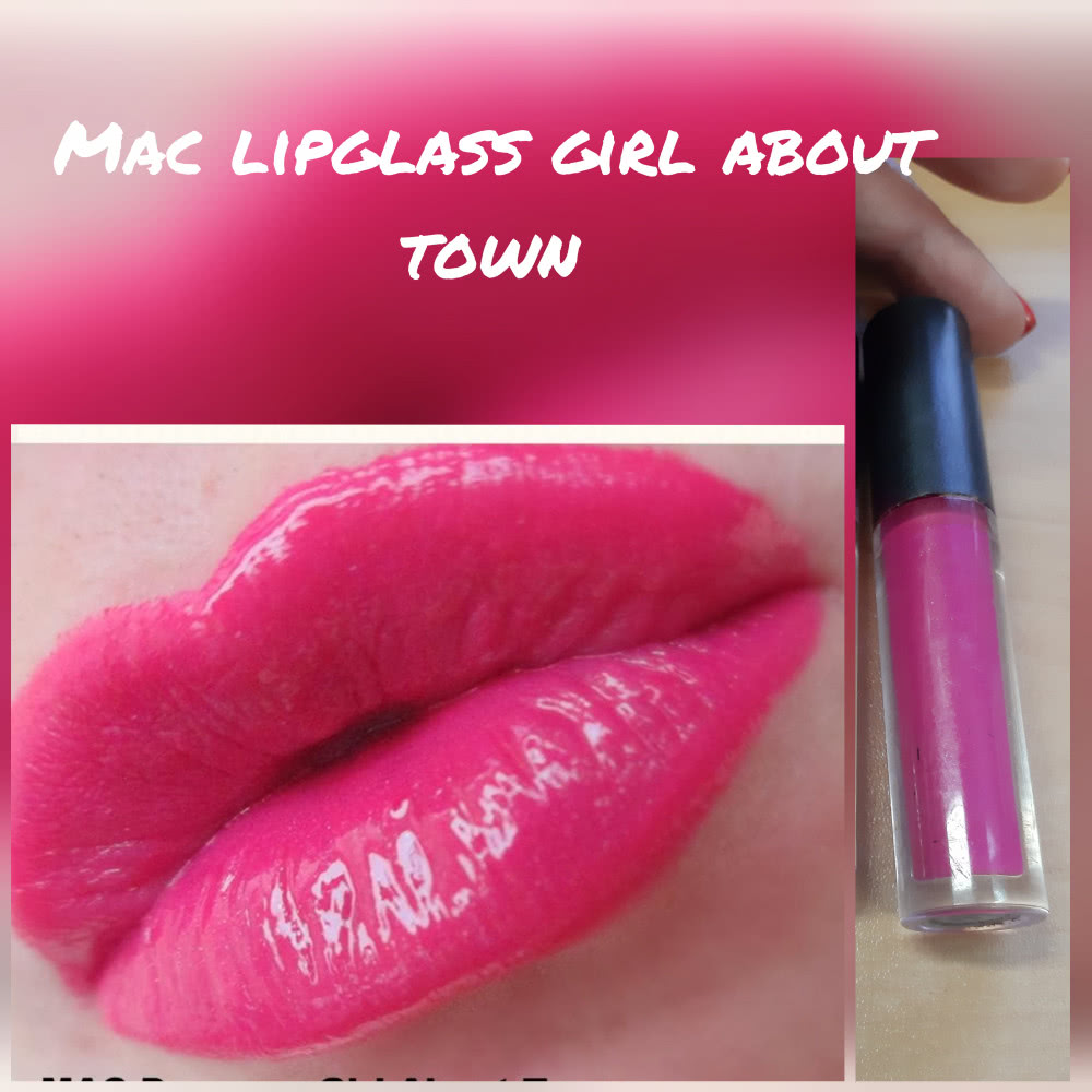 Mac lipglass girl about town блеск для губ