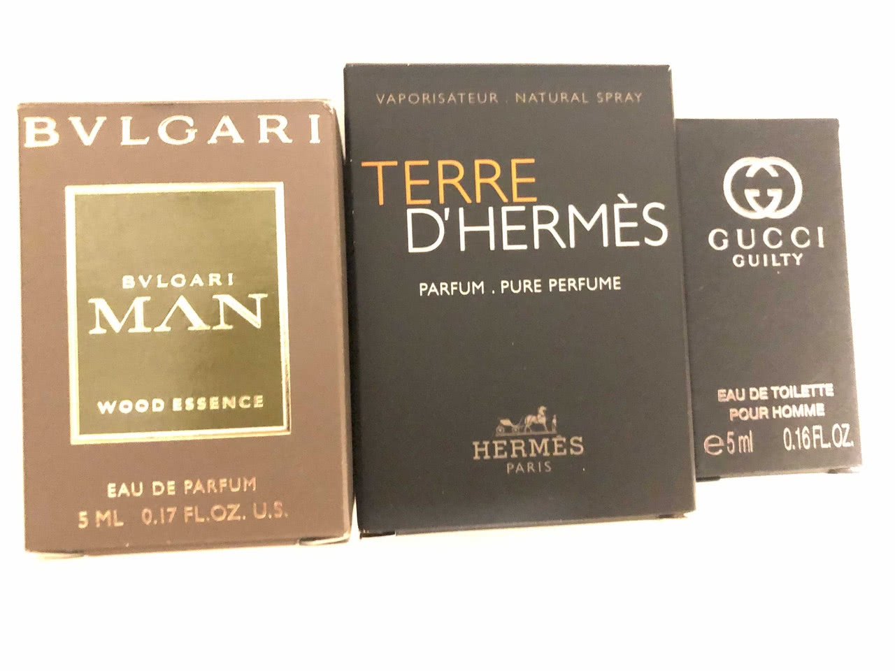 Hermes Terre , Gucci, Bvlgari