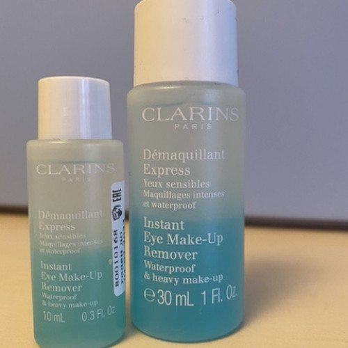 Сет Clarins, двухфазовое средство для удаления макияжа