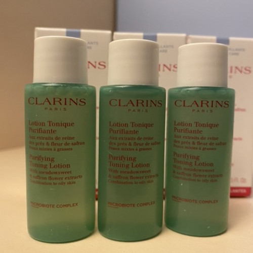 Clarins purifying toning lotion, сет 30 мл