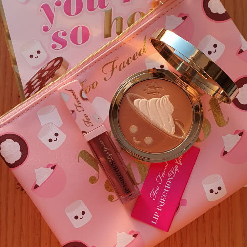 Too Faced You’re So Hot Bronzer and Lip Gloss Set набор, новый