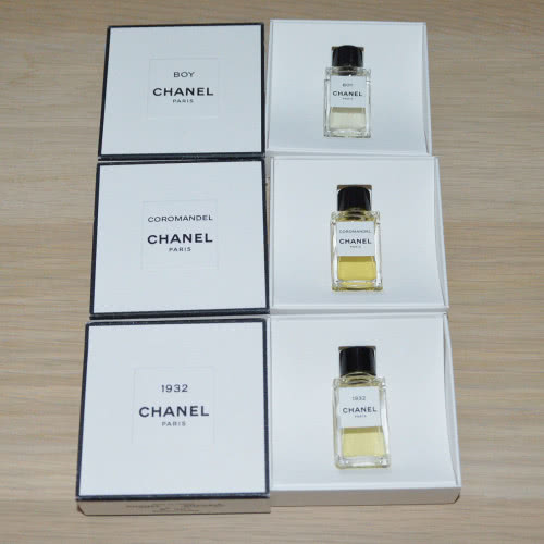 Новые миниатюры Chanel Les Exclusifs 1957, Jersey, Le Lion, Boy, Coromandel, Gardenia, Beige