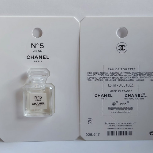 Новая миниатюра Chanel No5 L'eau Factory запечатана в блистер