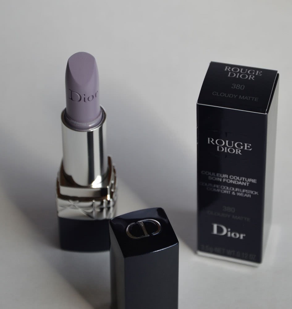 Новая матовая лиловая помада Dior Rouge Cloudy Matte лимитка для FNO