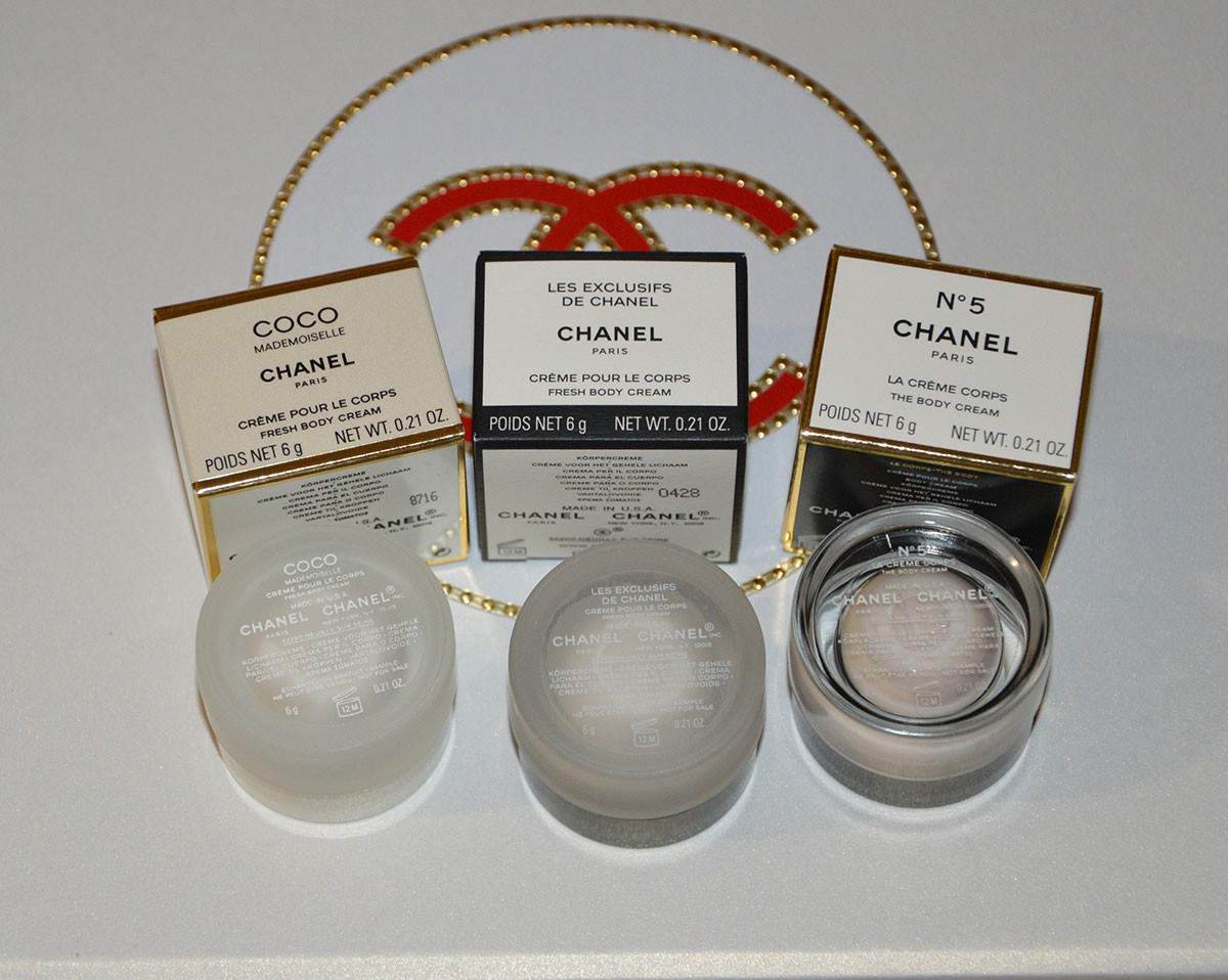 Новые кремы для тела Chanel les exclusifs, Chanel N5, Chanel Coco Mademoiselle