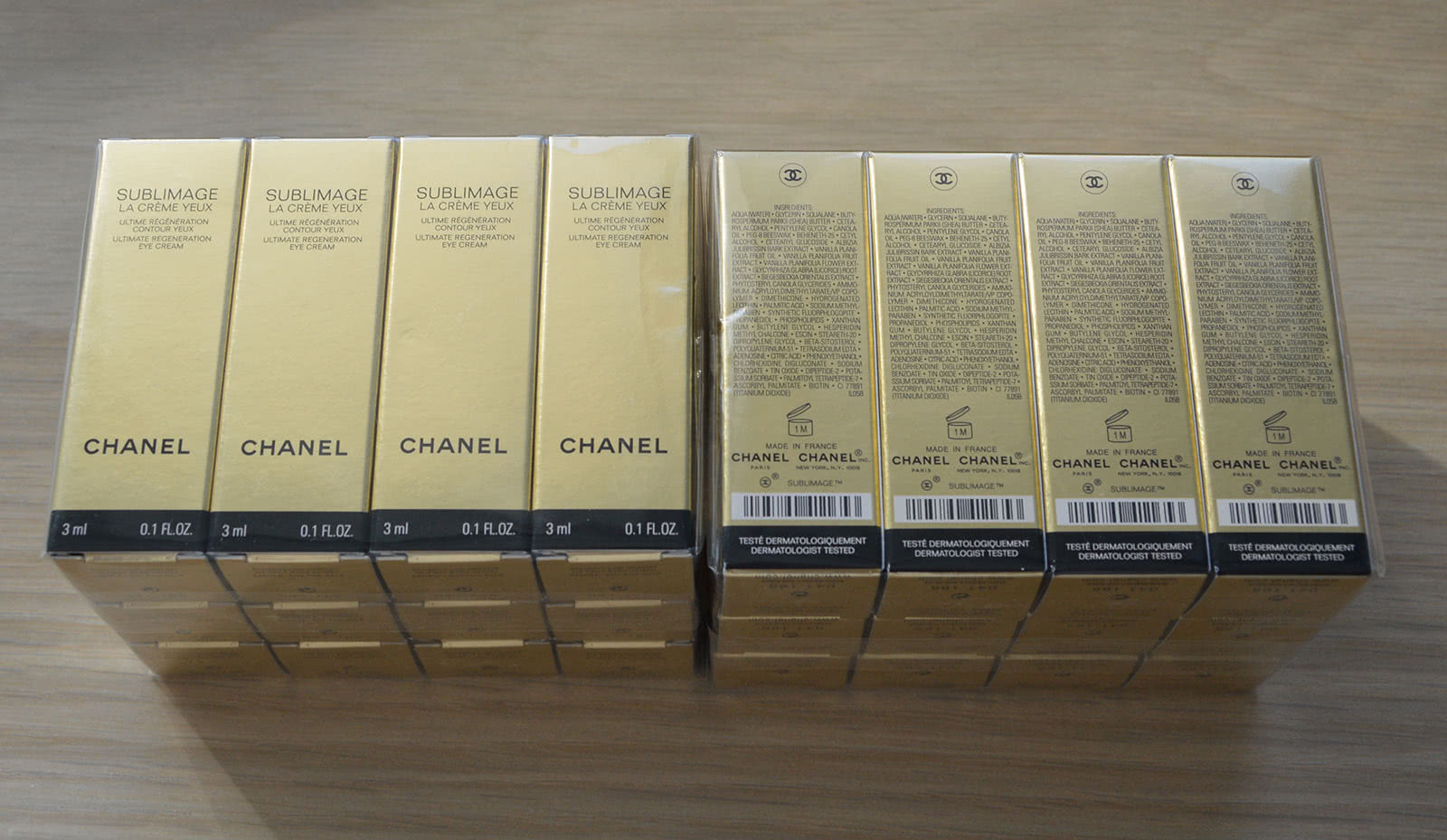 Крем вокруг глаз Chanel Sublimage La Creme Yeux упаковка пробиков по 3 мл, всего 36 мл