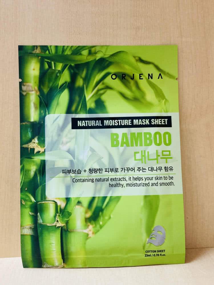 ORJENA, Тканевая маска natural moisture mask sheet – bamboo