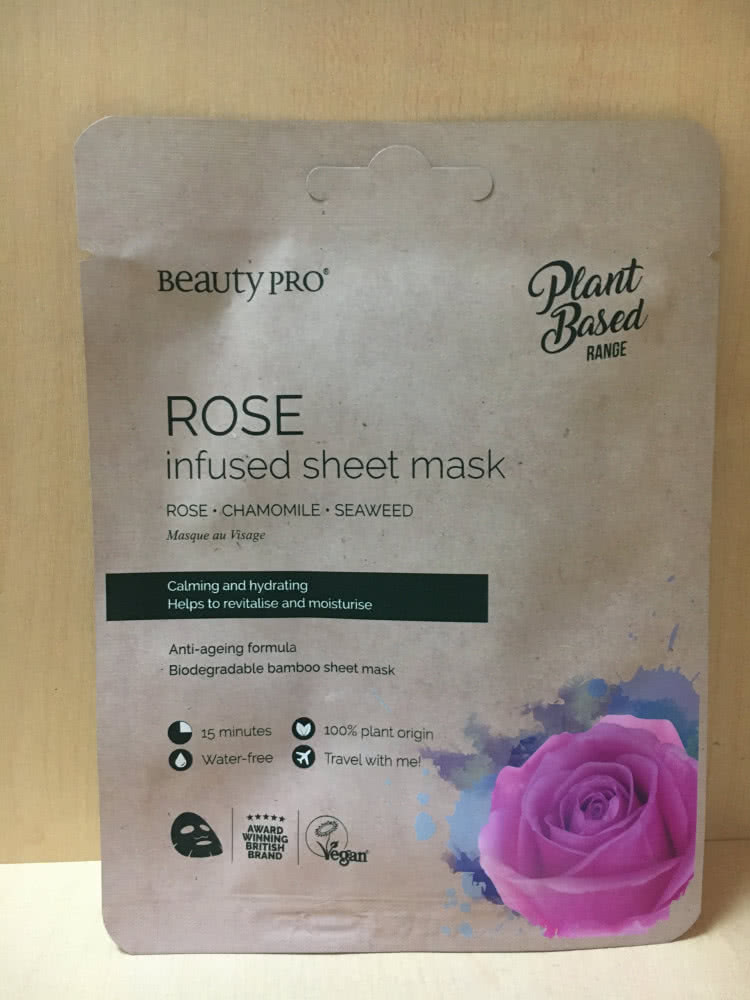 BeautyPro Rose Infused Sheet Mask