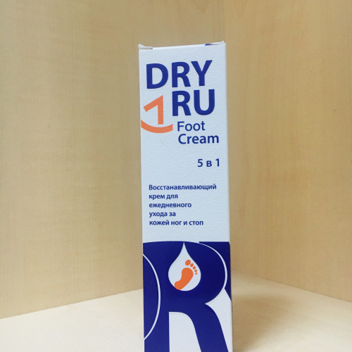 DRY RU, foot cream 5 в 1