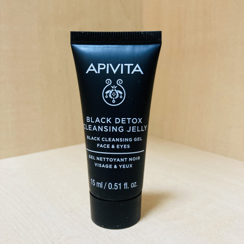APIVITA, Очищающий гель для лица и глаз Black Detox