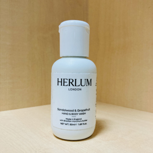 Herlum – Travel Size Hand & Body Wash Sandalwood & Grapefruit