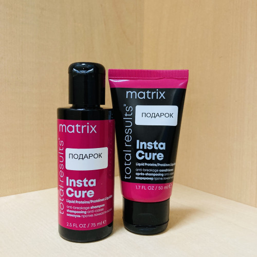 MATRIX Шампунь и кондиционер для восстановления волос anti-breakage  total results instacure
