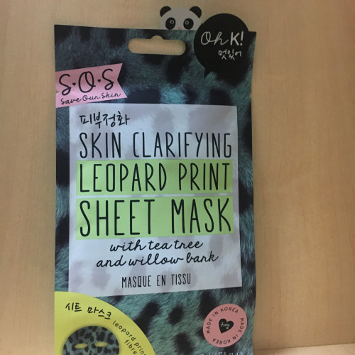Oh K! SOS Skin Clarifying Leopard Print Sheet Mask