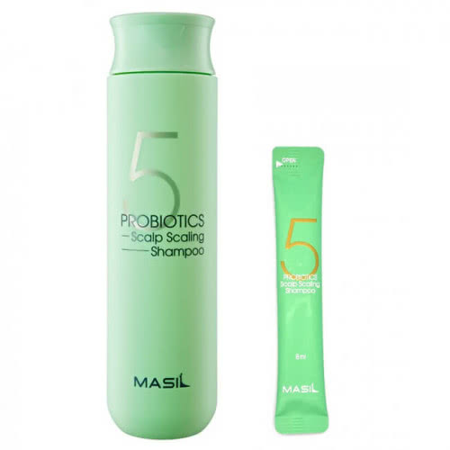 Глубоко очищающий шампунь с пробиотиками Masil 5 Probiotics Scalp Scaling Shampoo — 300 мл