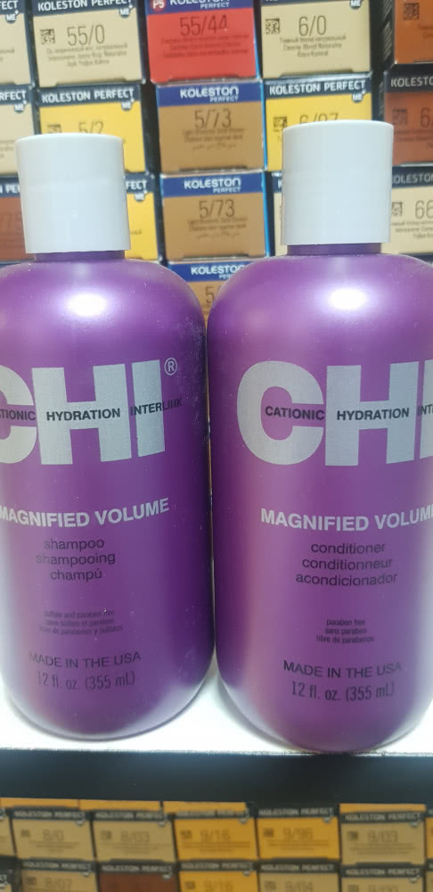 CHI, Magnified Volume. Шампунь и кондиционер